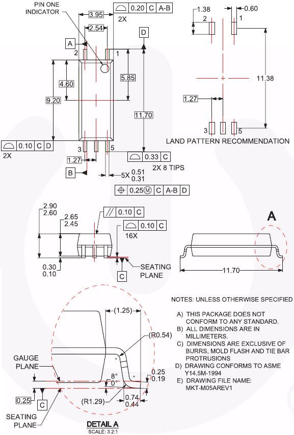 onsemi FOD8320 Optoplanar® Gate Drive Optocouplers