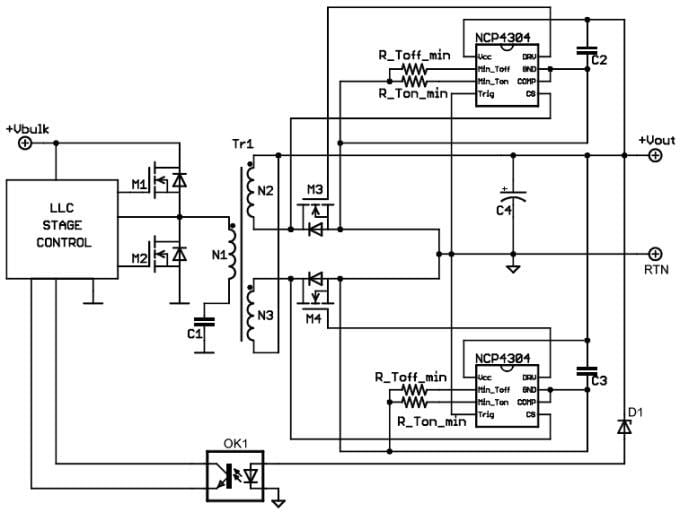 onsemi NCP4304A Synchronous Rectification Driver