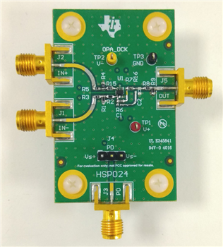 Texas Instruments OPA837DBVEVM Op Amp Evaluation Module