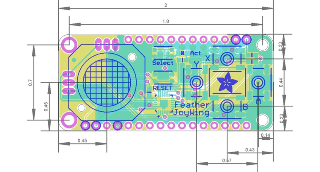 Adafruit Joy FeatherWing Controller