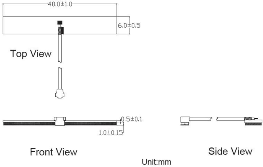 Inventek Systems Dual Band PCB Antenna