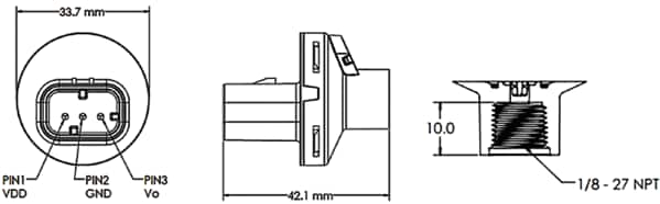 Amphenol Advanced Sensors NovaSensor FMA Filtration Air Restriction Sensors