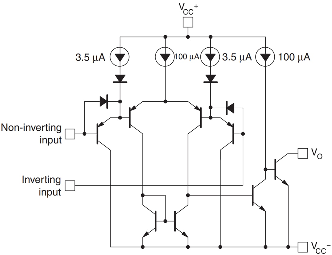 Schematic - STMicroelectronics LM2903 Low-Power Dual Voltage Comparator