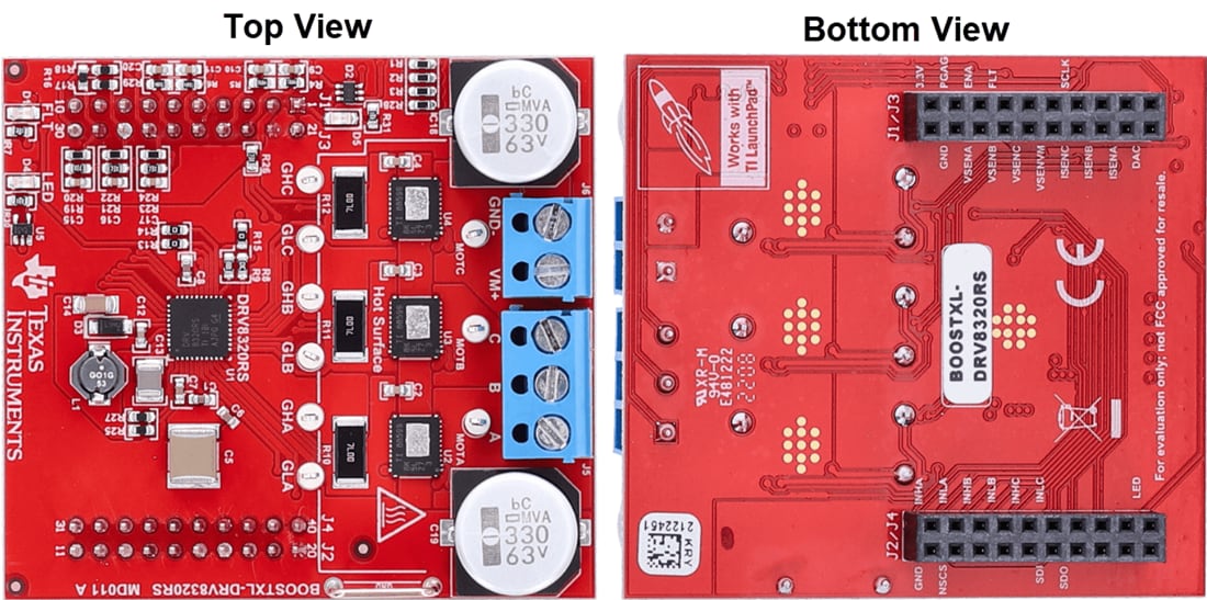 Mechanical Drawing - Texas Instruments BOOSTXL-DRV8320RS Gate Driver Evaluation Module