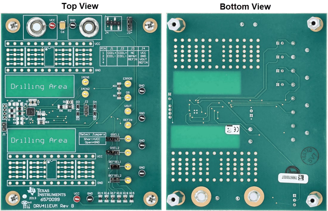 Mechanical Drawing - Texas Instruments DRV411EVM Evaluation Module (EVM)