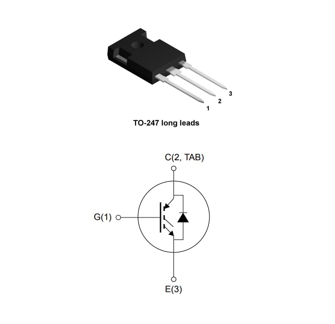 Application Circuit Diagram - STMicroelectronics STGWA75H65DFB2 HB2 IGBT