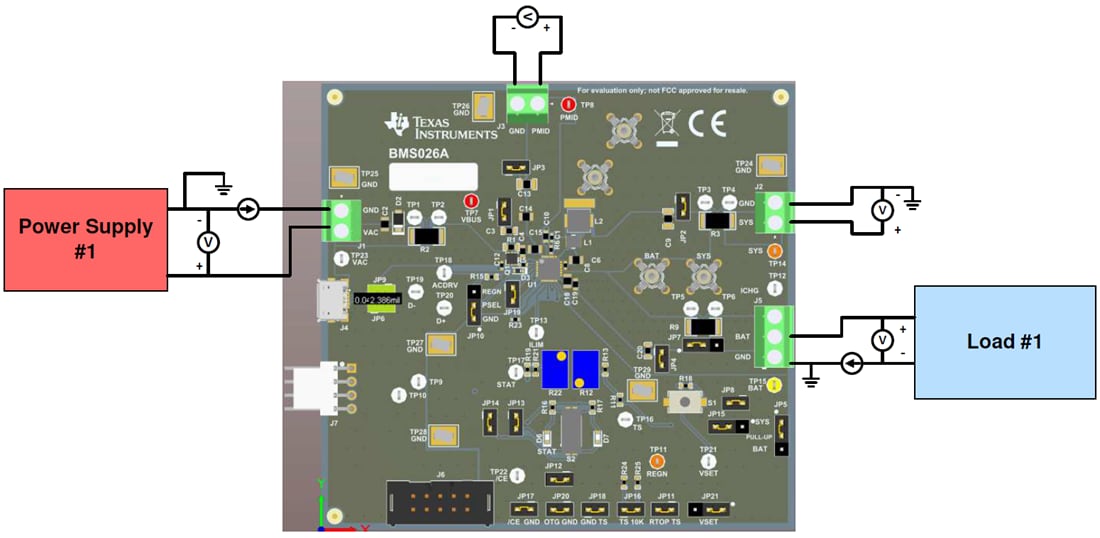 Chart - Texas Instruments bq25616EVM/bq25616JEVM Evaluation Modules (EVMs)