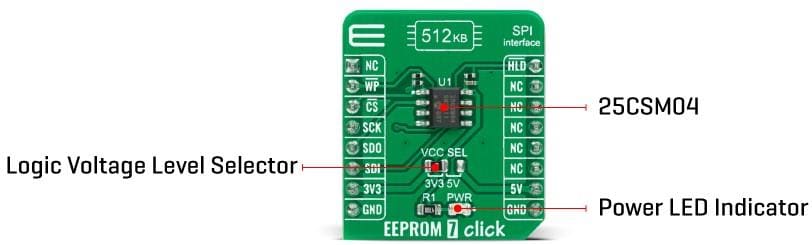 Block Diagram - Mikroe EEPROM 7 Click