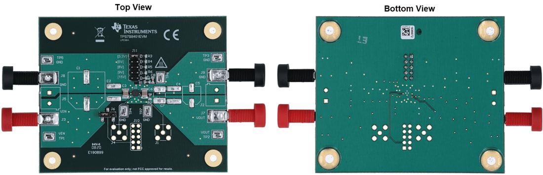 Mechanical Drawing - Texas Instruments TPS7B8401EVM Regulator Evaluation Module (EVM)