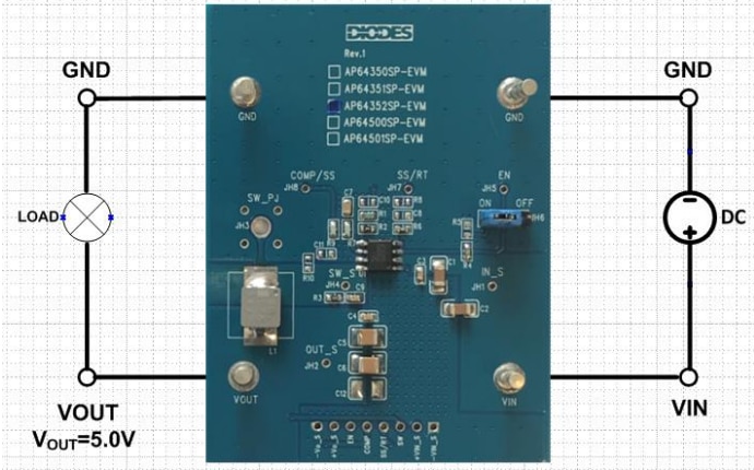 Diodes Incorporated AP64352QSP-EVM Eval Board