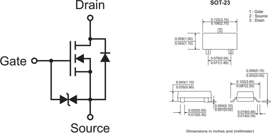 Comchip Technology A2N7002H-HF N-Channel MOSFET
