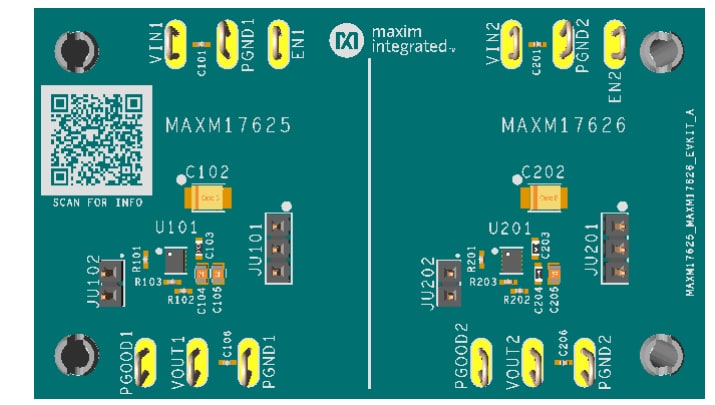 Analog Devices / Maxim Integrated MAXM17625/MAXM17626 Evaluation Kits