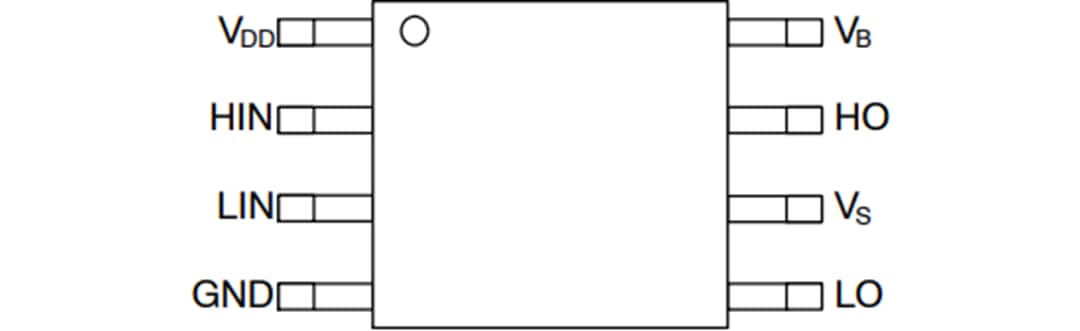 Mechanical Drawing - onsemi NCD57201 & NCV57201 Half Bridge Gate Drivers