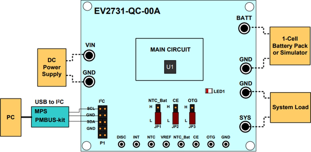 Monolithic Power Systems (MPS) EVKT-MP2731 Evaluation Kit