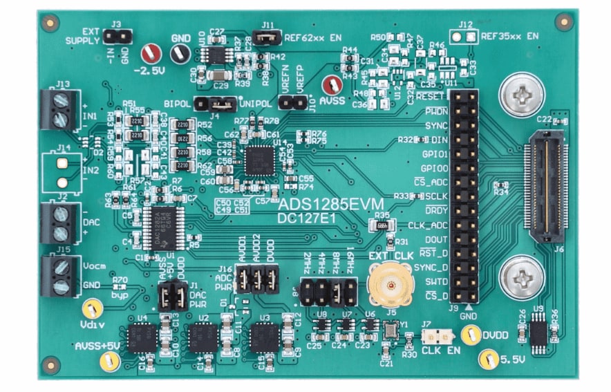 Location Circuit - Texas Instruments ADS1285EVM-PDK Demonstration Kit