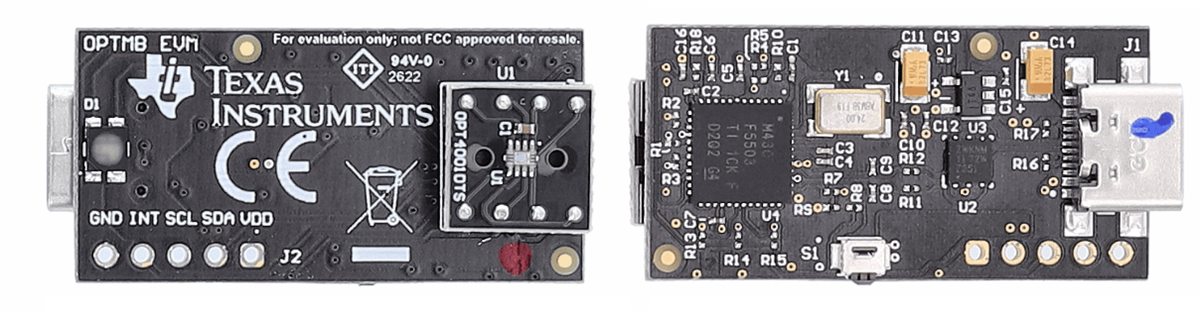 Texas Instruments OPT4001DTSEVM Evaluation Module