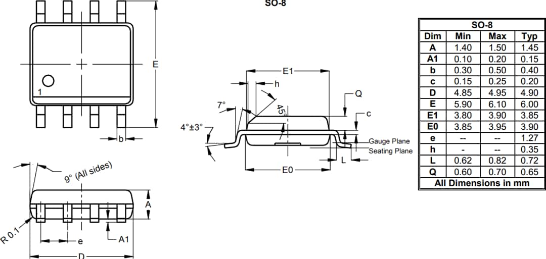 Diodes Incorporated AS2333Q Zero-Drift Operational Amplifier (Op-Amp)