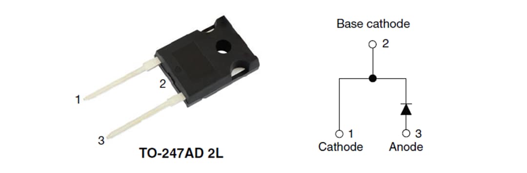 Schematic - Vishay VS-E5Px7512L 75A FRED Pt® G5 Hyperfast Rectifiers