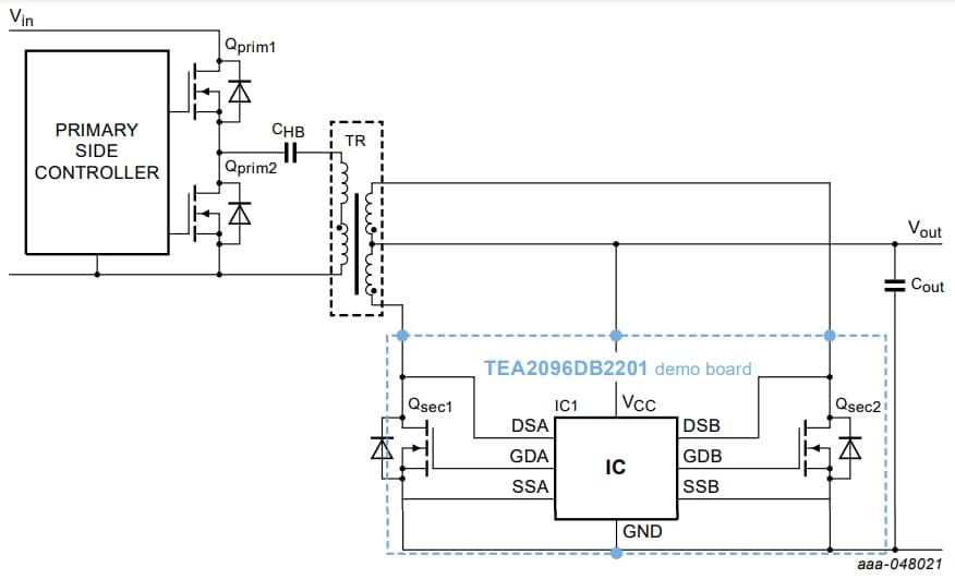 Block Diagram - NXP Semiconductors TEA2096DB2201 Evaluation Board