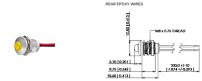 APEM Q8 Low-Power Panel-Mount LED Indicators