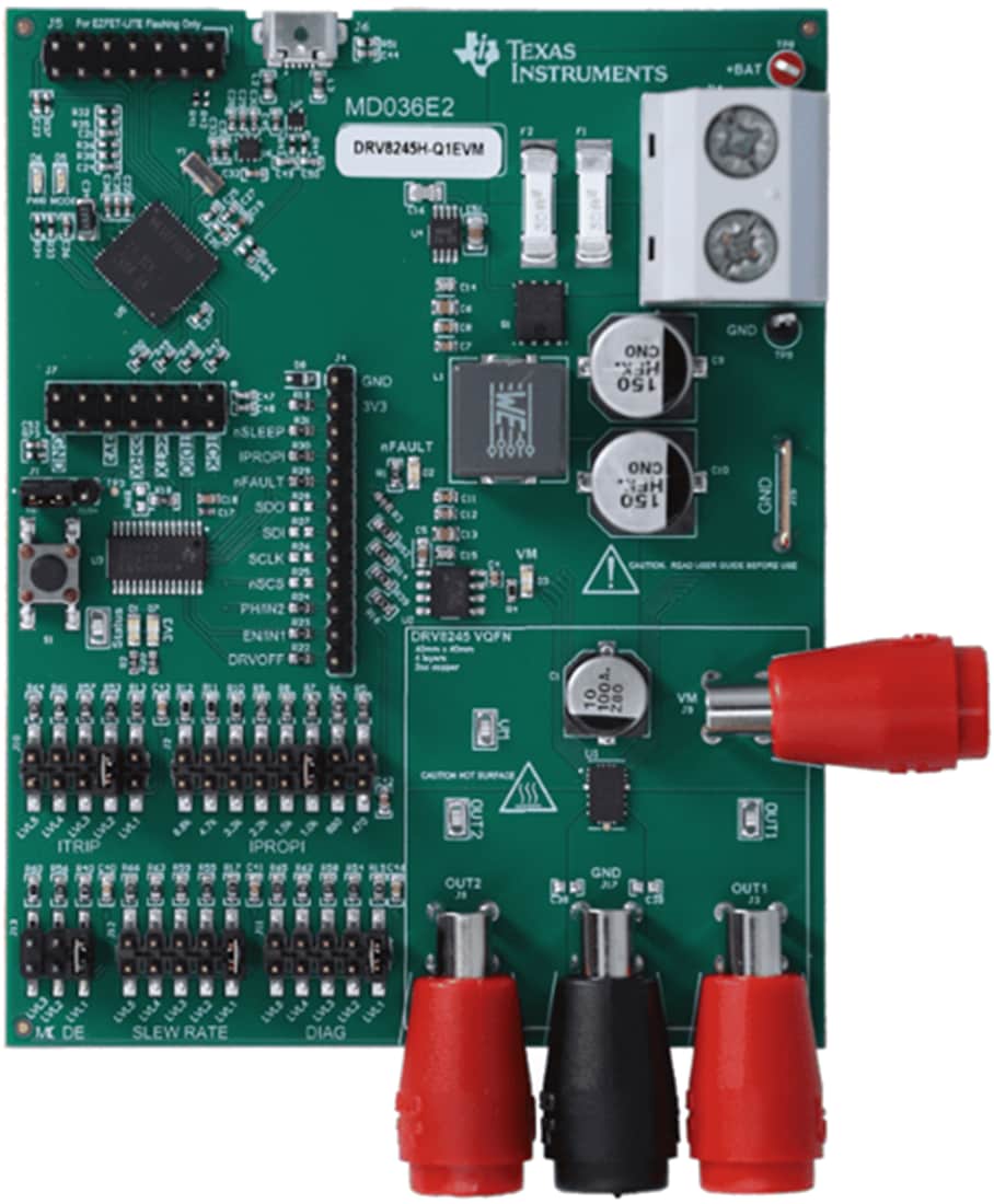 Mechanical Drawing - Texas Instruments DRV8245H-Q1EVM Driver Evaluation Module (EVM)