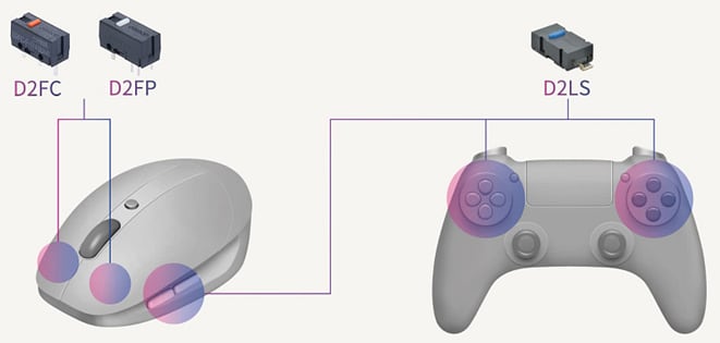 Omron Electronics eSports Gaming Switches