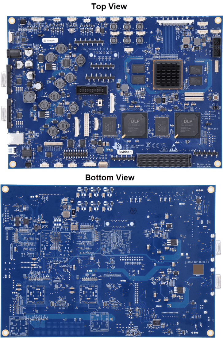 Mechanical Drawing - Texas Instruments DLPC4420AEVM Controller Evaluation Module (EVM)