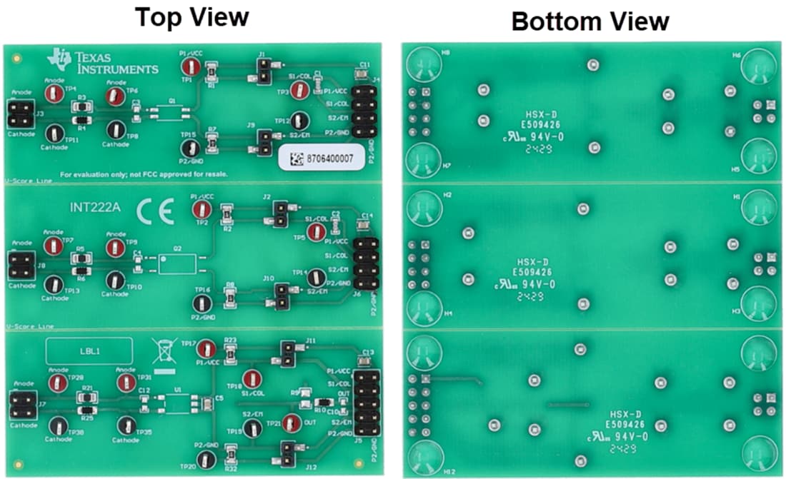 Location Circuit - Texas Instruments ISOM-EVM Univeral Evaluation Module (EVM)