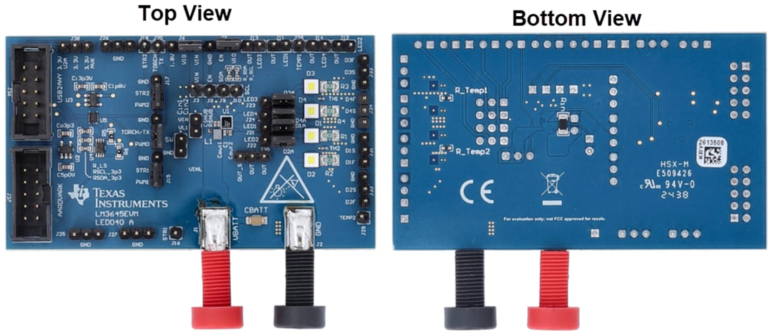 Mechanical Drawing - Texas Instruments LM3645EVM Evaluation Module (EVM)
