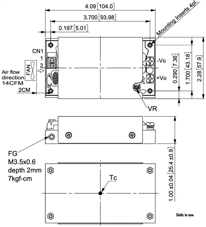 Cincon LFM300S Series 300W AC-DC Power Supplies