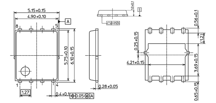 Chart - Toshiba TPH1400CQ5 Silicon N-Channel MOSFETs