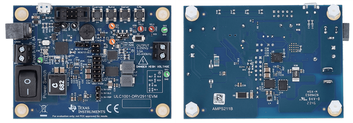 Texas Instruments ULC1001-DRV2911EVM Evaluation Module