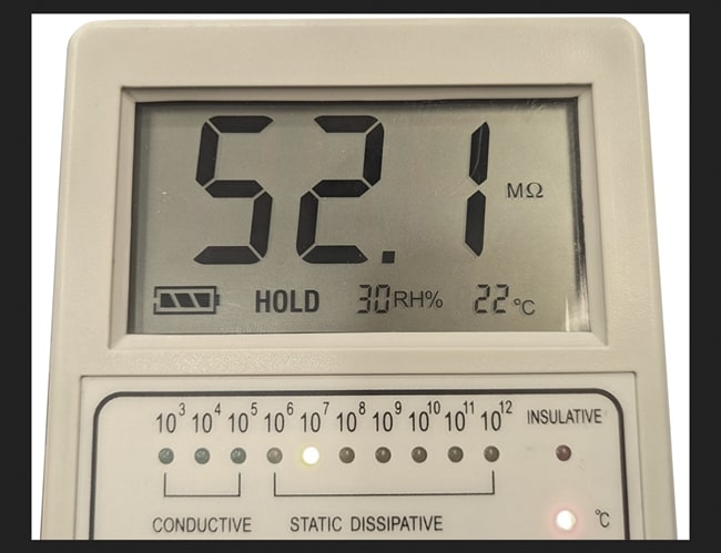 Infographic - Chip Quik CQ-SRM-2 Digital Surface Resistance Meter