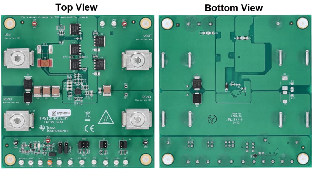 Mechanical Drawing - Texas Instruments TPS1214Q1EVM Driver Evaluation Module (EVM)