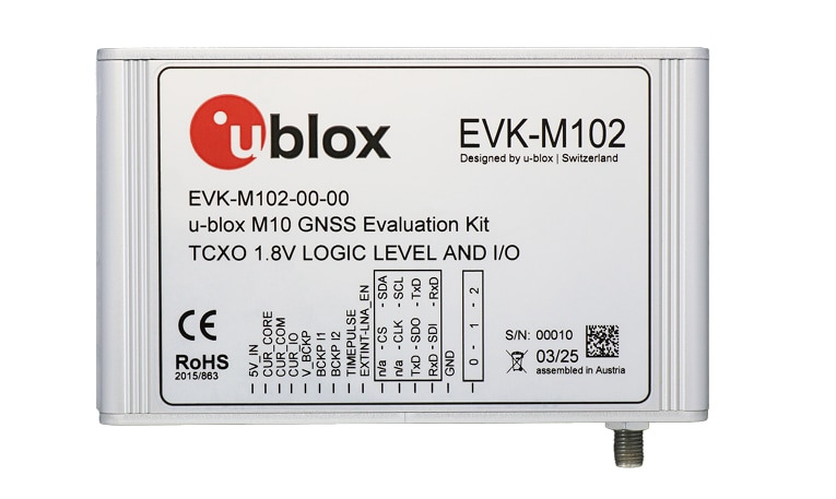 u-blox EVK-M102 GNSS Evaluation Kit