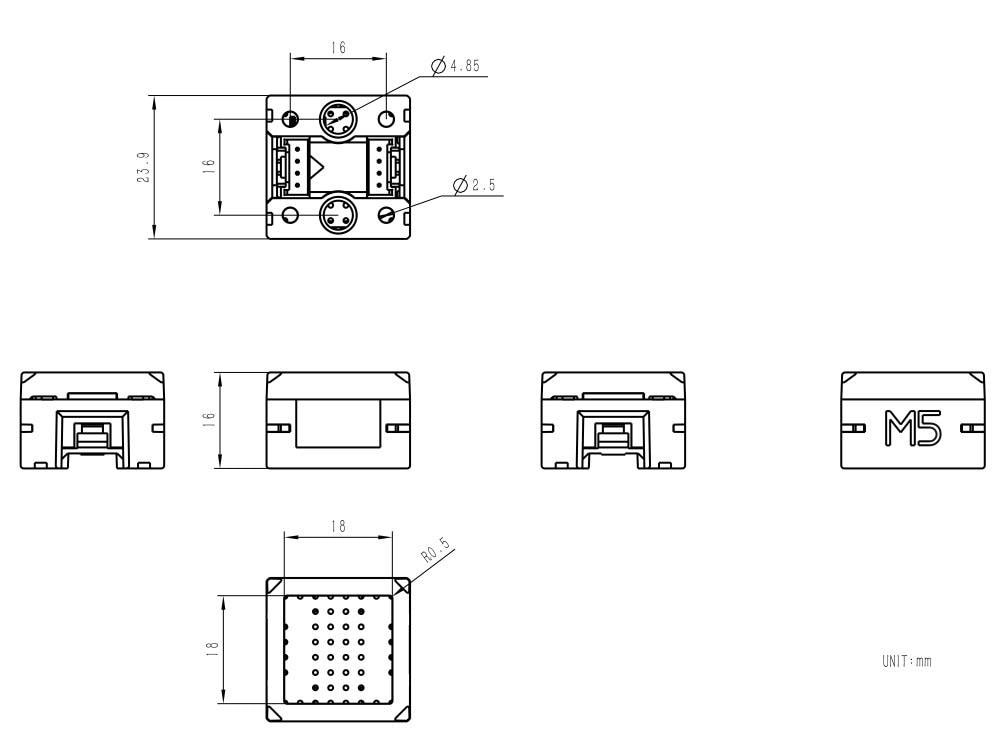Mechanical Drawing - M5Stack Chain Blank